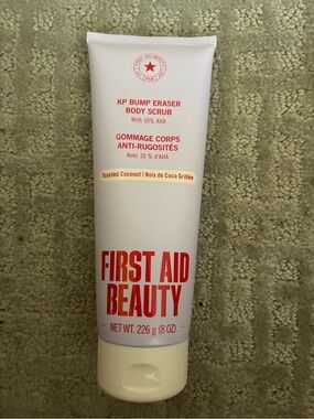 First aid beauty kp bump eraser body scrub 8oz in toasted coconut